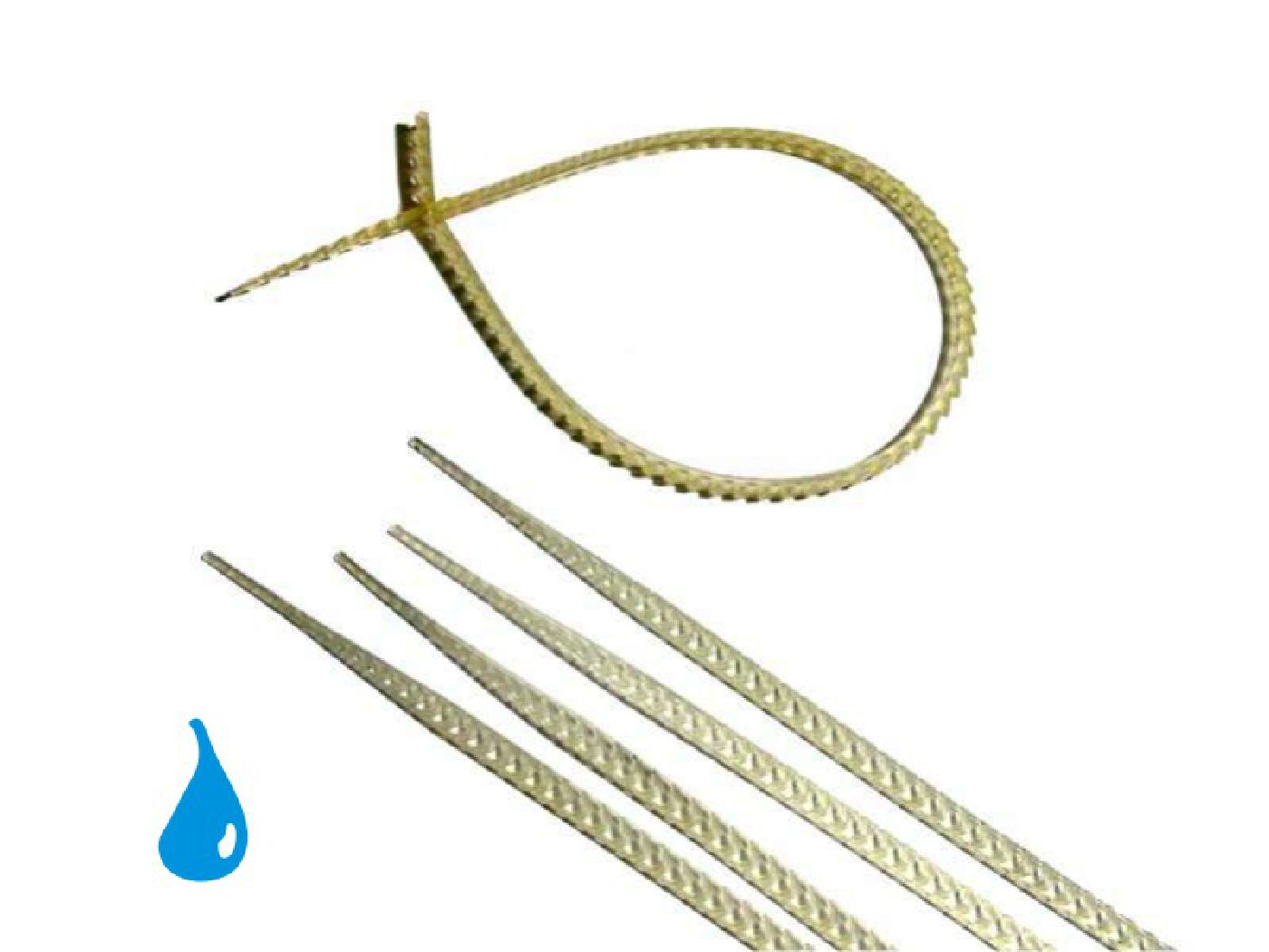 Rapstrap i-Tie poly vinyl alcohol - water soluble & biodegradable Rapstrap i-Tie poly vinyl alcohol - water soluble & biodegradable
